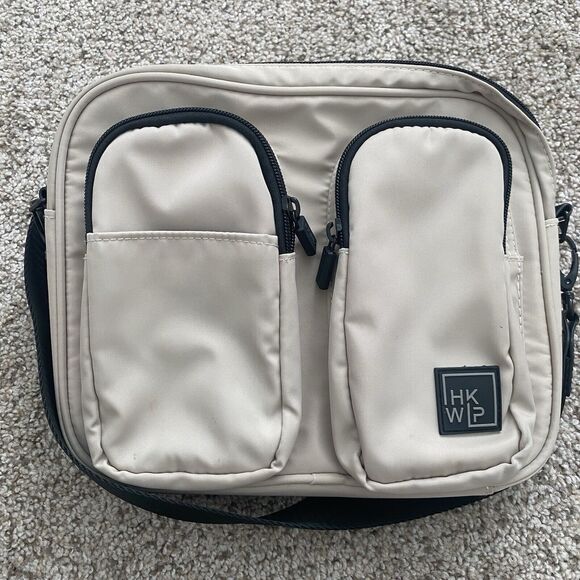 IHKWIP Utility Crossbody Purse with Wallet Pouch Strap in Sand - Picture 9 of 10